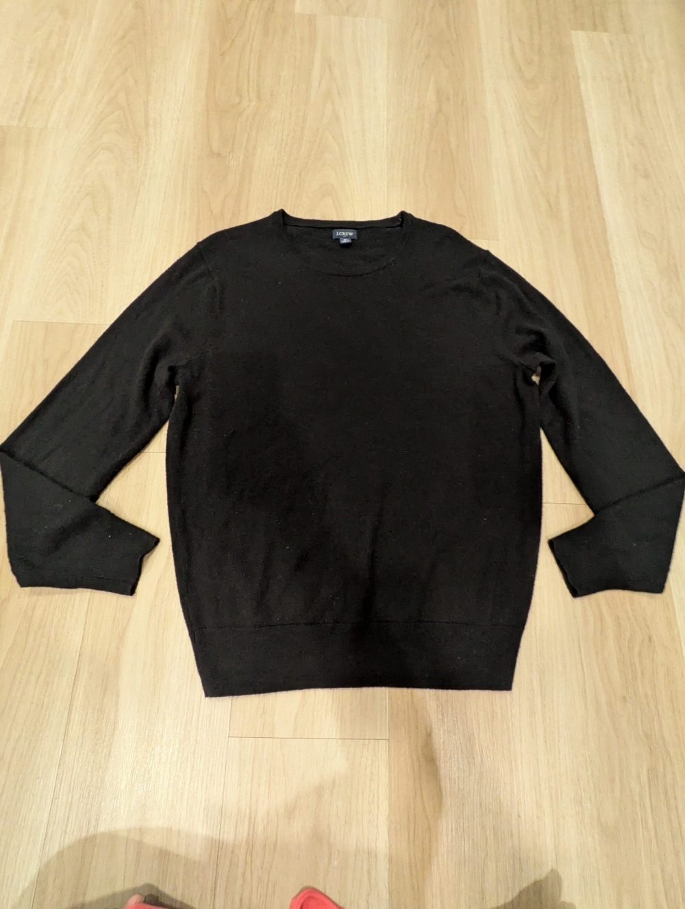J Crew Black Wool Blend Sweater Size M